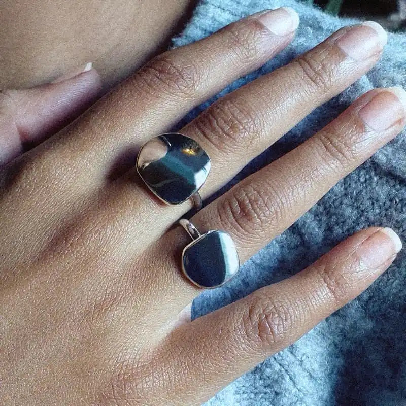 Bague Galet Le Cerf Argenté