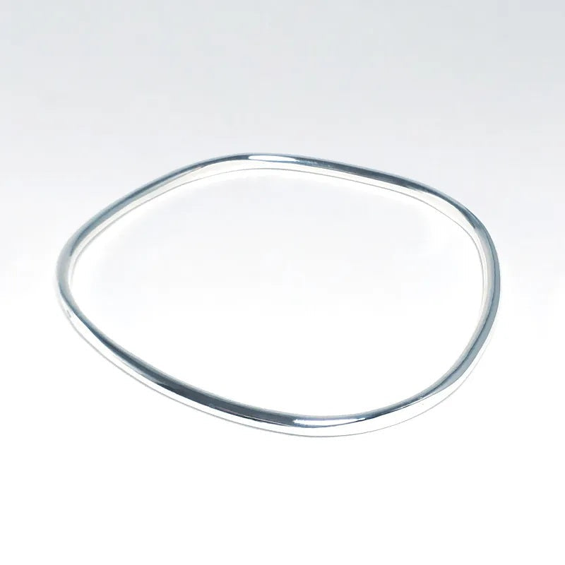 Bracelet Galet Miroir Le Cerf Argenté