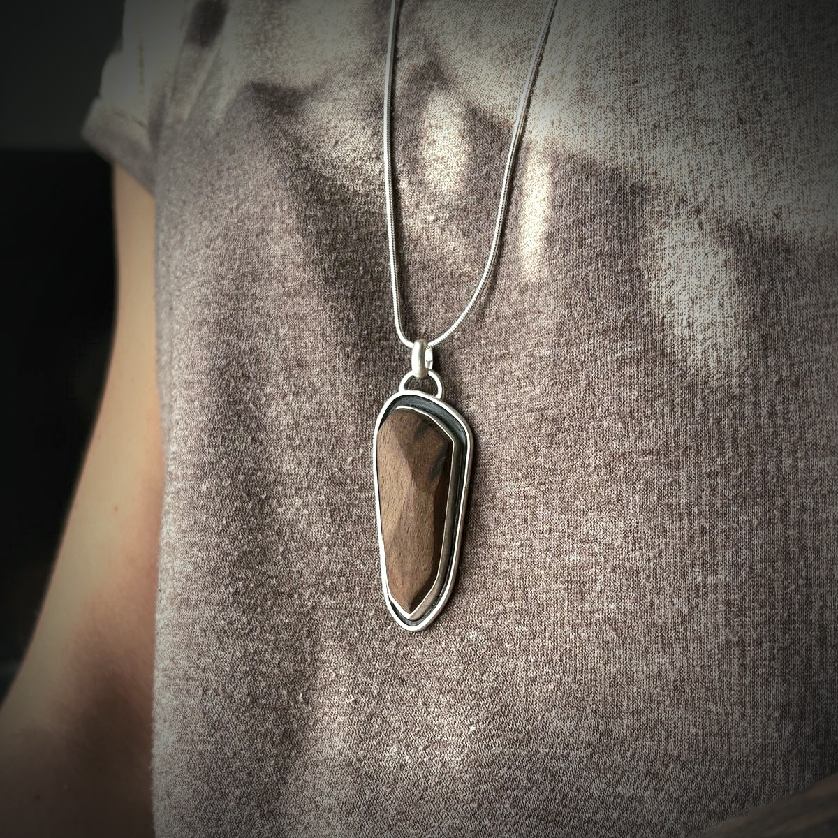 Collier Sève - Talisman noyer 1 – Image 3