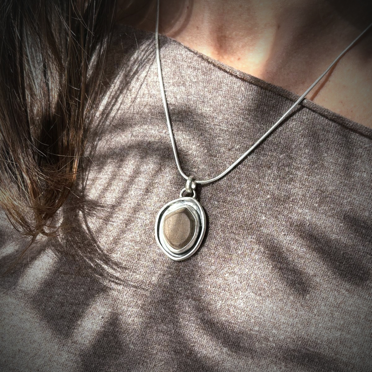 Collier Sève - Talisman noyer 3