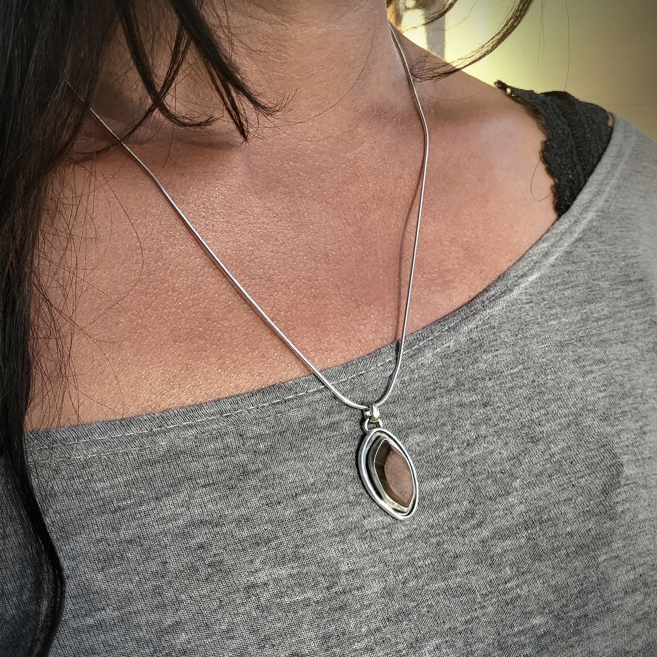 Collier Sève - Talisman noyer 5 – Image 2